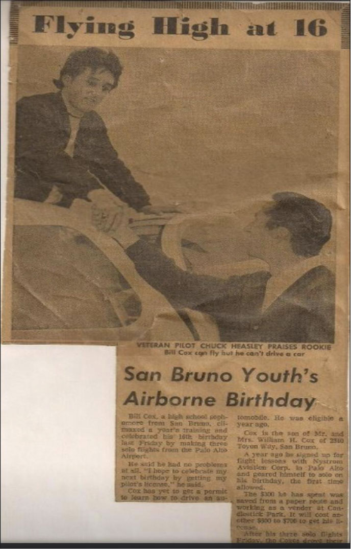 Bill Cox - Newspaper Article - Deargarrett.com